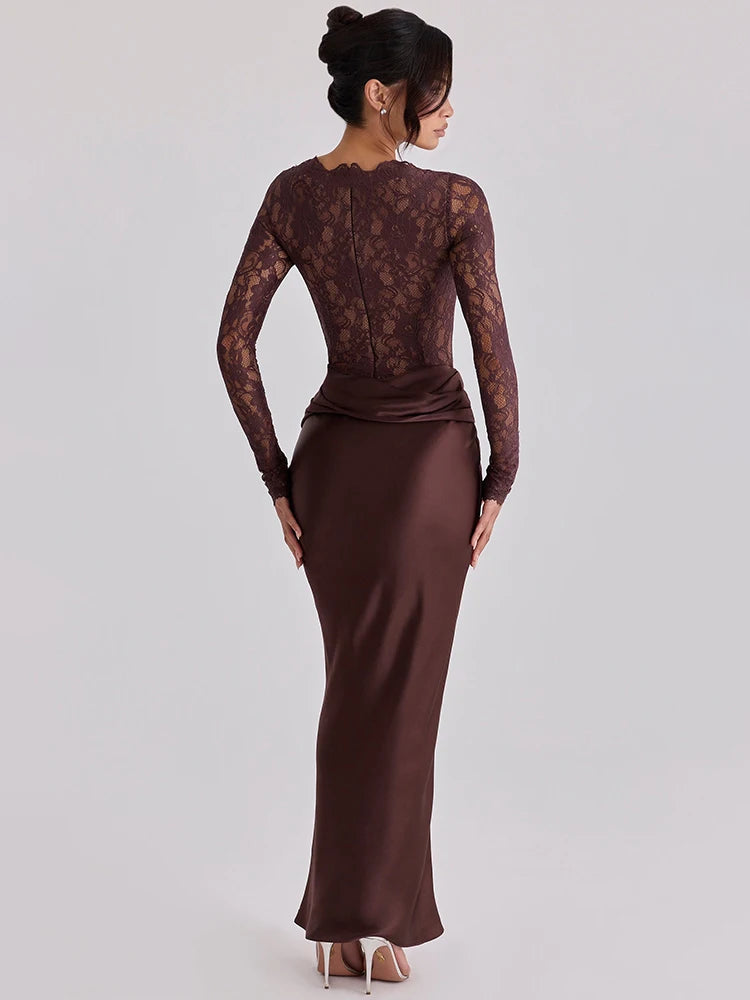 שמלת מקסי דגם נעמי